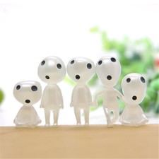 Princess Mononoke 5 PCS Luminous Action Figure Elves Tree Kids Toy Doll Gift