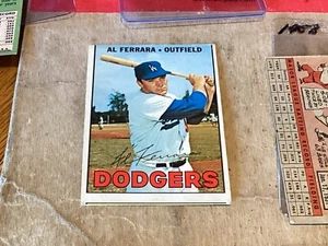 1967 Topps Al Ferrara Dodgers numero alto #557 - quasi nuovo - ottimi angoli - Foto 1 di 2