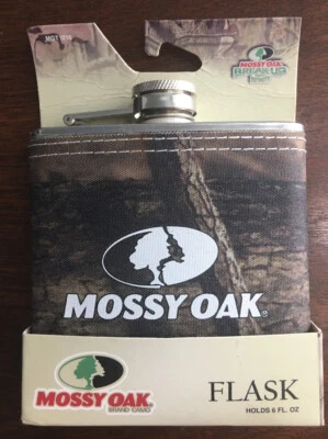 MOSSY OAK BREAK-UP INFINITY CAMO 6 FL OZ FLASK - Image 1 of 4