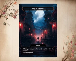 City of Traitors - High Quality Alternative Custom Art [ Full Art] - Imagen 1 de 1