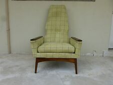 MID CENTURY MODERN ADRIAN PEARSALL EXAGGERATED BACK CLUB CHAIR