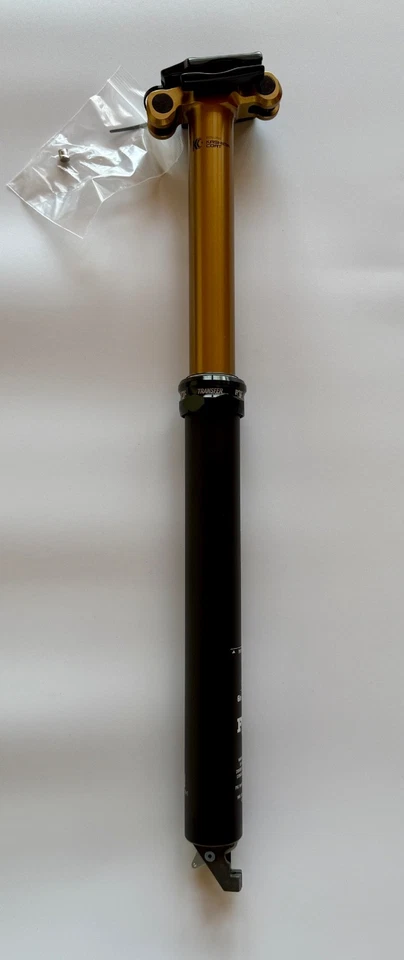 Tija de sillín Fox Transfer Dropper - 150 mm 6" caída - 31,6 mm, sin control remoto, Kashima NUEVO Foto 1 de 4