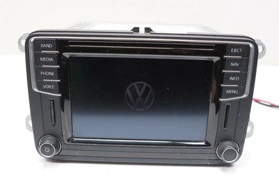 VOLKSWAGEN JETTA  Radio Navigation NAV Unit AM-FM Tuner CD OEM 2016 - 2018 - Image 1 of 4