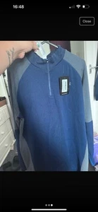 Boohoo Man White Stretch 3/4 Sleeve Hooded Sweat Top Size XL - Picture 1 of 3