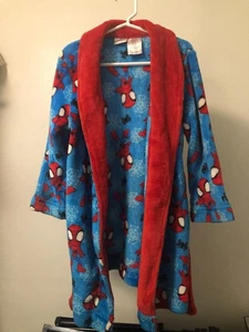 Marvel Spiderman Boys Robe Size 5T - Picture 1 of 3