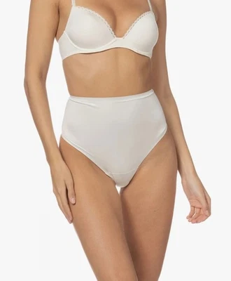 NUEVO CON ETIQUETAS SPANX Tanga Shaping Satin Talla XS 40063R Líquido Elastizado Blanco Nylon Foto 1 de 4