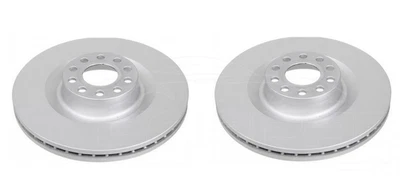 PAR DE DISCOS DE FRENO DELANTERO PARA AUDI A8 S8 4D 4.2 345mm VENTILADO 1994-2002 Foto 1 de 4