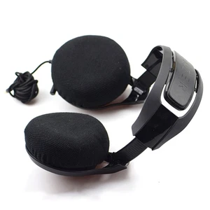 2 fundas para auriculares de tela elástica almohadilla sanitaria lavable - Imagen 1 de 12