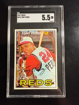 1967 Topps - Tony Perez #476 CENTRADO ÓTIMA COR - Imagem 1 de 2