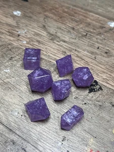 RAW* Dice: Lilac _ Resin-Cast Dice Set *See Description* Handmade D&D - Picture 1 of 4