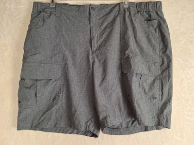 Pantalones Cortos Carga Croft & Barrow Para Hombre 50 Bolsillos Cómodos Gris Ligero 46x8.5 Foto 1 de 4