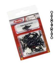 McMahon Girelle triple barrel Berkley swivels #12 35 LB - Imagen 1 de 1