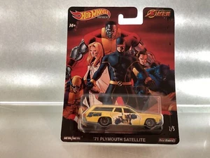 2019 Hot Wheels Premium X-Men '71 Plymouth Satellite Real Riders 1:64 Marvel - Picture 1 of 2