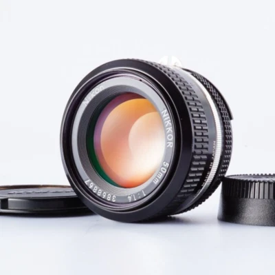 EX Nikon Ai NIKKOR 50mm F/1.4 Standard MF Lens From JAPAN - Image 1 of 4
