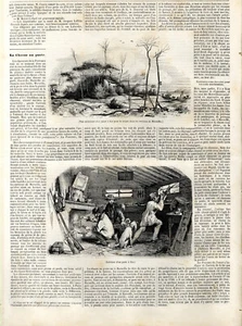 1 Page/Gravures de 1844 : MARSEILLE : La CHASSE au POSTE - Bild 1 von 1