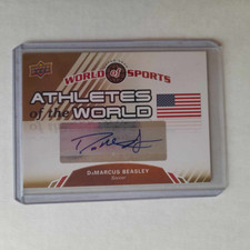 2010 Upper Deck World of Sports Athletes of the World Damarcus Beasley AW-6 Auto