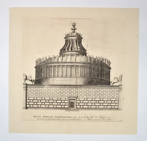 Mortier 1704 Amphitheatrum Tauri Original Antique Roma Rome Architectural Study  - Picture 1 of 6