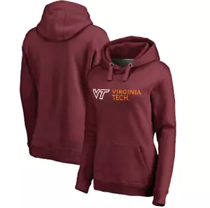 *NWT* VIRGINIA TECH HOKIES Fanatics Maroon NCAA Pullover Hoodie (Women's M) - Picture 1 of 7