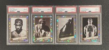 2023 G.A.S. #1 - #4 Tupac Shakur 2pac GAS /100 Cracked Ice Foil 2 Pac PSA 10 SET