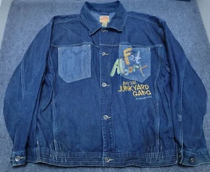 Vintage ~ Fubu Platinum Fat Albert Denim Jacke ~ blau Herren XL ~ Schrottplatz Gang - Bild 1 von 19