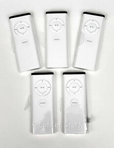 Apple Computer Remote, 1st Gen A1156 Set of Five Never Used Still In Wrap White