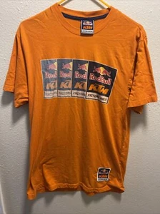 Redbull KTM Men’s Large Orange Short Sleeve Shirt Redbull Motocross adventure - Picture 1 of 4