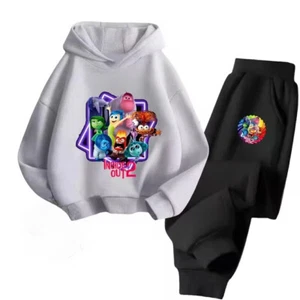 Tuta Bambini Inside Out 2 autunnale ragazzi felpa maglia cappuccio 2 pz. - Foto 1 di 13