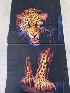 Bolt End Robert Kaufman Animal Kingdom Wild Leopard Panel 100% Cotton Fabric - Picture 1 of 4