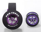 Pro Track "Pro Star Purple" 1 3/16" x .500" Matching Rr/Ft 1/24 Slot Car Tires