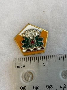 Authentic WWII US Army 37th Signal Company DI DUI Insignia Crest 6G - Picture 1 of 2