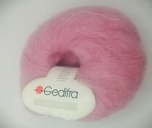 Gedifra Delizia Yarn Color 8657 Rose Mohair Polyamide Cashmire - Picture 1 of 4