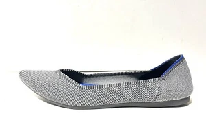 Rothy’s SINGLE The POINT Flat Shoe Womens Sz 8 Grey LEFT SHOE ONLY Amputee - Picture 1 of 7