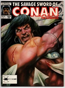 Savage Sword of Conan Vol 1 No 169 Jan 1990 (VFN-) (7.5) Marvel B&W Magazine - Imagen 1 de 2
