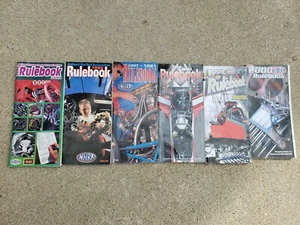 1995 1997 1998 1999 2000 libros de reglas de arrastre de la NHRA, conjunto de 6 - Imagen 1 de 1
