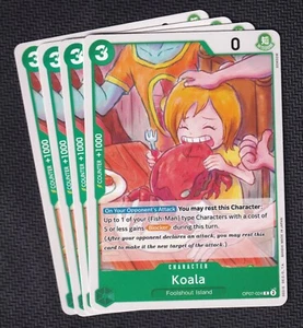 x4 Koala ~ OP07-024 Unico pezzo comune 500 anni nel futuro - Foto 1 di 1