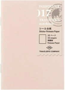 TRAVELER’S notebook refill Sticker Release Paper Passport size 017 JAPAN - Picture 1 of 7