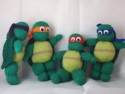 Patrón De Tejido TeaCosyFolk Teenage Mutant Ninja Turtles Para Tejer Héroes De Acción • 4.54€