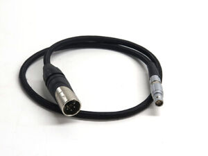 Red 4-pin XLR power cable 790-0165 for DSMC / DSMC2 camera LEMO 30" length