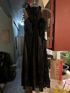 Donna Ricco NY Cocktail Dress Size 10 Holiday Black 100% NEW With Tags Halter - Picture 1 of 9