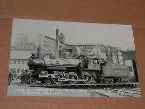 B&ML 20 (ANTIGUA BARRA 60) MANCHESTER 1901 - POSTAL CON FOTO REAL DE LA ERA DE 1950 SIN USAR - Imagen 1 de 2