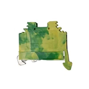 Wago Terminal Block 2 Ways 28-12AWG 2.5mm² Clamp 24A Green/Yellow 280-107 - Picture 1 of 7
