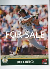 PHOTO Jose Canseco Oakland A's (8 X 10) Line Drive Color Photograph (NEW)