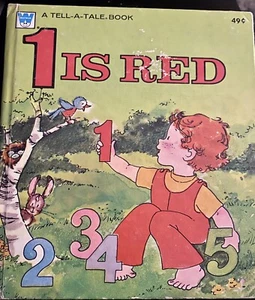 Walt Disney Productions- 1 IS RED (Tell-A-Tale Books) 1974 - Bild 1 von 5