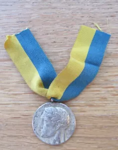 Alte Medaille Braunschweig Bezirkswettstreit 01.08.1936 1. Preis R. W. - Bild 1 von 3