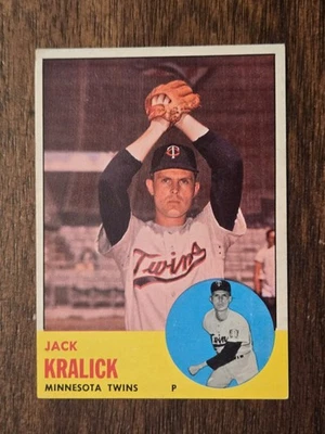 1963 Jack Kralick #448 Twins High Number EX+ - Image 1 of 2
