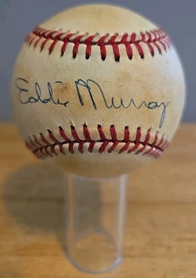 Eddie Murray Autographed Baseball OAL JSA Baltimore Orioles  - Image 1 of 3