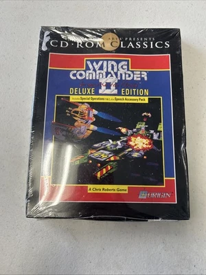 Wing Commander II Deluxe Edition PC CD-ROM Classics Big Box New Sealed - Image 1 of 4