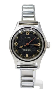 Orologio Octo military watch anni 40 stainless steel mechanical swiss clock mont - Foto 1 di 14