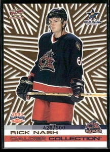 2003-04 Pacific Calder #4 Rick Nash All Star Game Gold/500 - Imagen 1 de 2