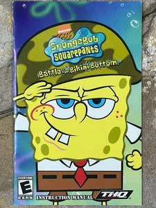 Bob Esponja Pantalones Cuadrados: Batalla por la Parte Inferior de Bikini Manual - Sony PlayStation 2 PS2 - Imagen 1 de 6